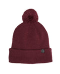 PGA TOUR Men’s Knit Beanie Hat Cuffed With Pom Pom Detail Fig With Pom Pom One Size