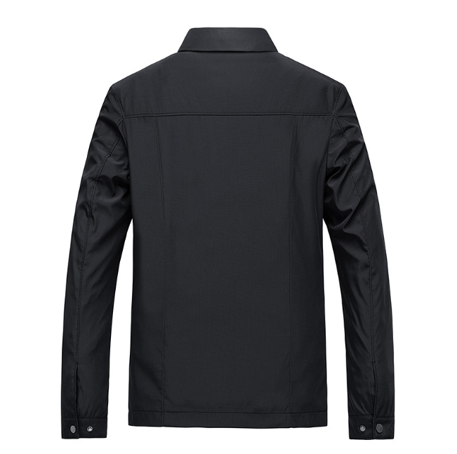 Men's Lightweight Plain Jacket for Business Casual Wear