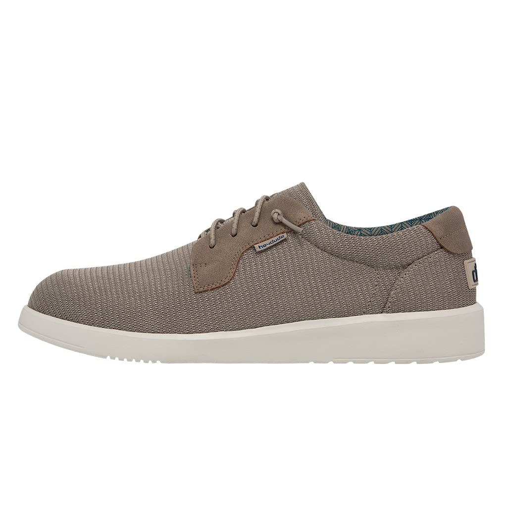 Hey Dude Mens Brixton Basalt Size 11 Brown | Men’s Shoes | Comfortable & Light-Weight