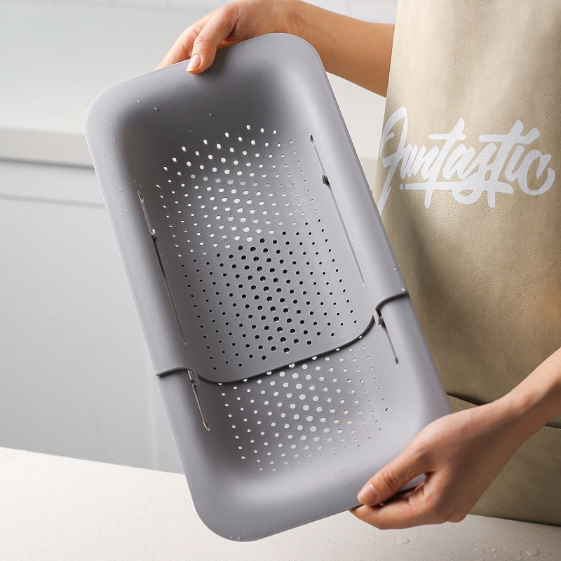 Expandable Kitchen Sink Storage Rack for Dishes