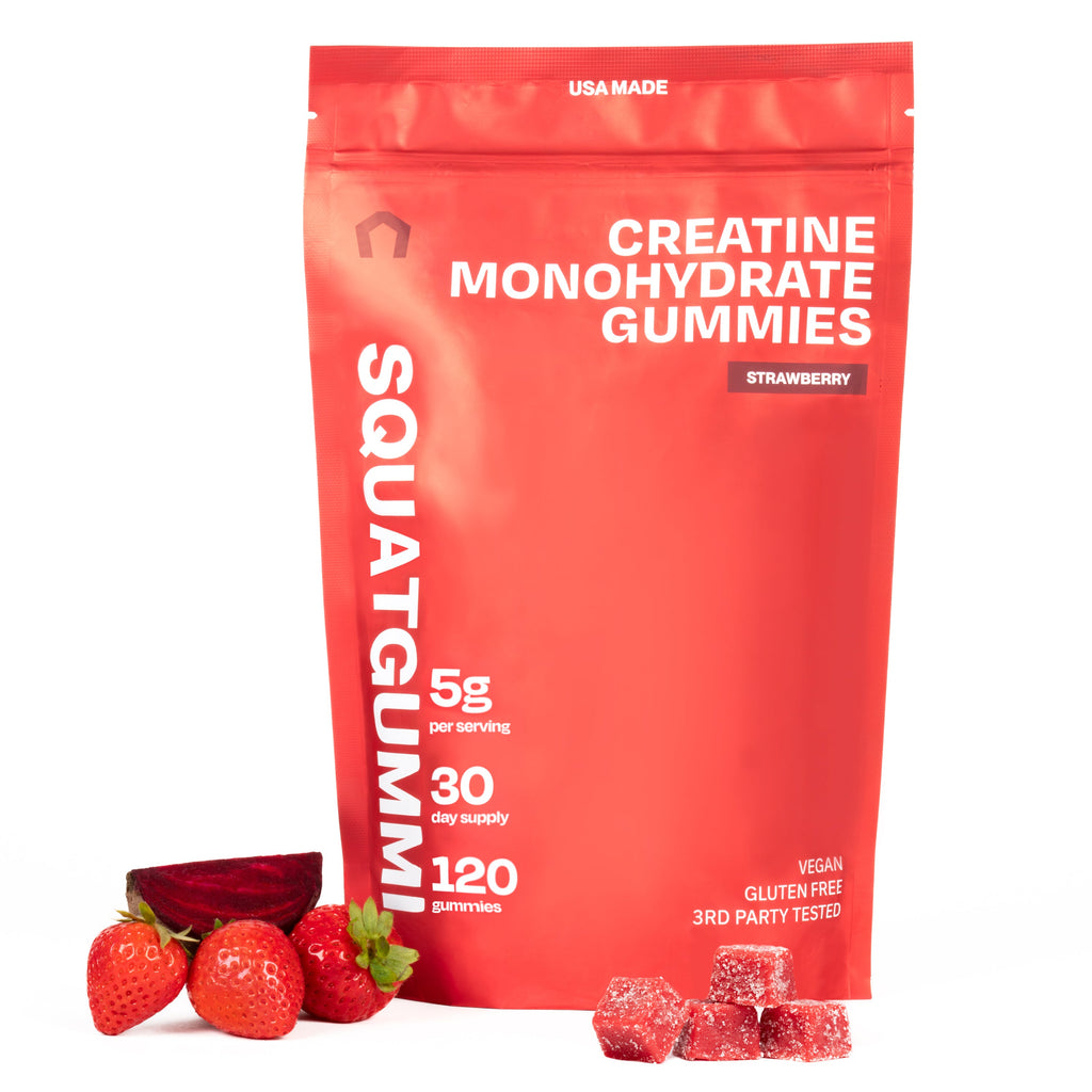 SquatGummi Strawberry Creatine Gummies