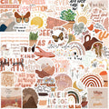 Boho Vintage Inspirational Stickers for Various Surfaces